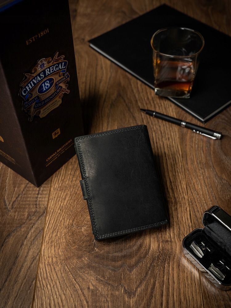 Гаманець чоловічий Buffalo Wild N4L-B-MHU BLACK Гаманець чоловічий Buffalo Wild N4L-B-MHU BLACK